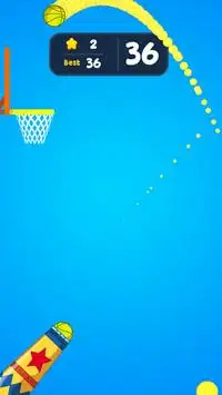 Flipper Dunk Launcher basketball Screen Shot 3