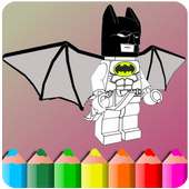 How to color Lego Batman (coloring game)