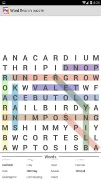 Word Search Puzzle : Search in Word Screen Shot 9