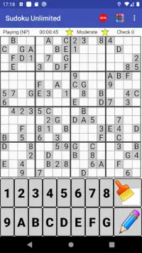Sudoku Unlimited (FREE, NO PURCHASES, NO ADS) Screen Shot 1