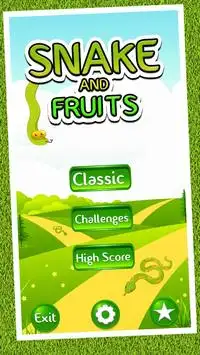 Snake & Fruits: New Classic Mobile Game Screen Shot 0