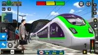 เมือง รถไฟ ซิม- เกมส์ 3 มิติ Screen Shot 0