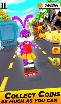 Bunny Runner: Subway Easter Bunny Run Screen Shot 5