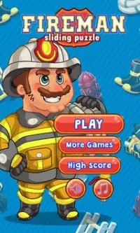 Fireman Sliding Puzzle Screen Shot 0