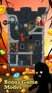 Rescue Knight: Easy Brain Test - खेल पहेली Screen Shot 3