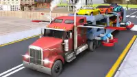 Car Transporter Flying Game 3D Screen Shot 10