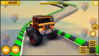 Monster Truck Stunts Spiele: Bergrennen Screen Shot 3