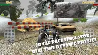 Car Crash Forest racing game Screen Shot 8