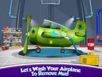 Kids Plane Wash Garage: Kids Plane Games Screen Shot 3