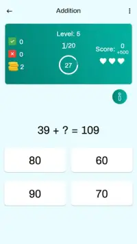Math Quiz : Learn While Having Fun Screen Shot 5