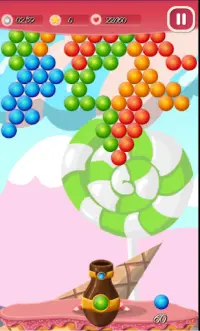 Bubbles shooter game Funny Donut Screen Shot 1