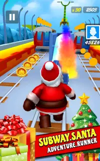 Subway Santa Adventure – Subway Runner Game 2019 Screen Shot 14