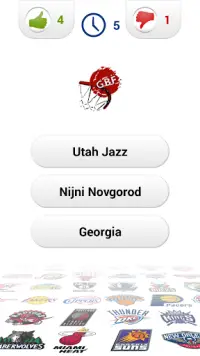 Basketbol Logo Quiz Screen Shot 2