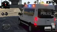 Police Van Crime Chase - Police Bus Games 2021 Screen Shot 1