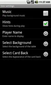 Omi Card Game Screen Shot 4