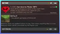 Hardcore Mode Mod Minecraft PE Screen Shot 2