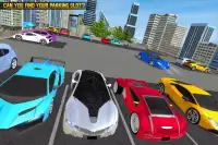 elegante coche Aparcamiento: futurista juegos 2018 Screen Shot 4