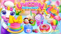 Unicorn Restaurant: Food Games Screen Shot 0