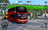 Mengemudi bus: Bus parkir 3d Screen Shot 2