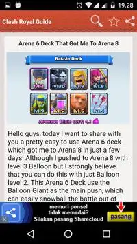 Guide For Clash Royale Screen Shot 2