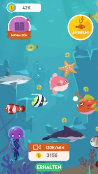 Happy Fishing - Catch Fish and Treasures Screen Shot 2
