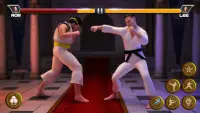 Karate lutando kung fu jogo Screen Shot 1