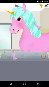 unicorn hair style game Screen Shot 2