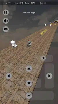 Long Run Knight убегая 3D Screen Shot 1