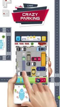 Szalony Parking - Samochody Odblokuj slajdów gra Screen Shot 4
