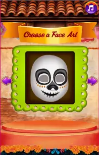 visages effrayants Pour la fête halloween peinture Screen Shot 6