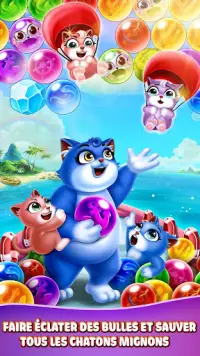 Bubble Shooter: Cat Pop Island Screen Shot 0