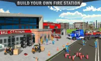 رجال الاطفاء شاحنة محاكاة: إنقاذ ألعاب Screen Shot 0