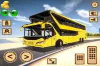 관광 버스 시뮬레이터 2019 : 해변 버스 게임 Screen Shot 1