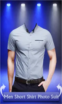 Men Short Shirt Photo Suit - man casual shirt Screen Shot 3