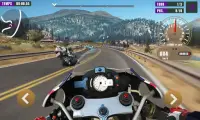 3 डी यातायात मोटरसाइकिल रेस Screen Shot 1