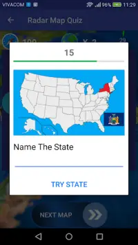 Radar Map Quiz Screen Shot 7