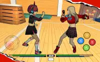Lise Kız Anime Savaş Yaşam Simülatörü Fight Screen Shot 3