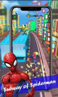 Subway Spider Rush 3D Screen Shot 0