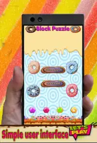 Block Puzzle candy donuts Screen Shot 0