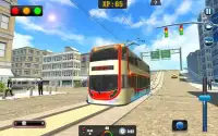 Gerçek Tramvay Sürüş Sim 2018: Şehir Tren Sürücüsü Screen Shot 0