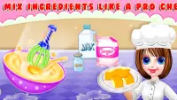 Loja de sobremesas doces: jogos de cozinha de conf Screen Shot 3
