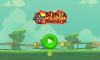 Ninja Pikachu Run 2017 Screen Shot 0