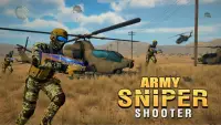 sniper games: permainan menembak:tentara permainan Screen Shot 8