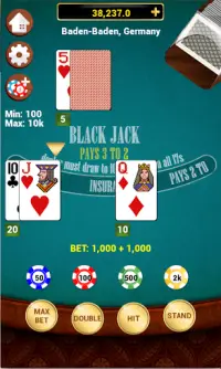 Blackjack 21 - Classic Screen Shot 3