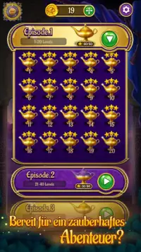 Jewels & Genies: Aladdin Quest - 3-Gewinnt-Spiele Screen Shot 5