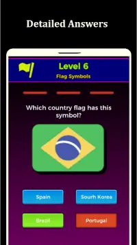 World Flags Quiz Game Screen Shot 3