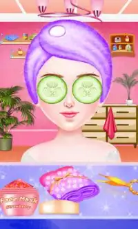 Doll Princess Makeover - Trò chơi trang điểm miễn Screen Shot 1