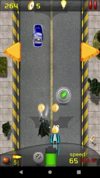 Bat Superhero Game: BatPod ride Screen Shot 0