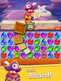 Gems Crush - бесплатная игра Match 3 Jewels Screen Shot 13