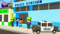 Blocky Police Craft Running Thief Chase Simulator Screen Shot 5